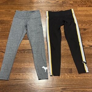 2 Pairs of Victoria’s Secret PINK Cozy Leggings Size Small